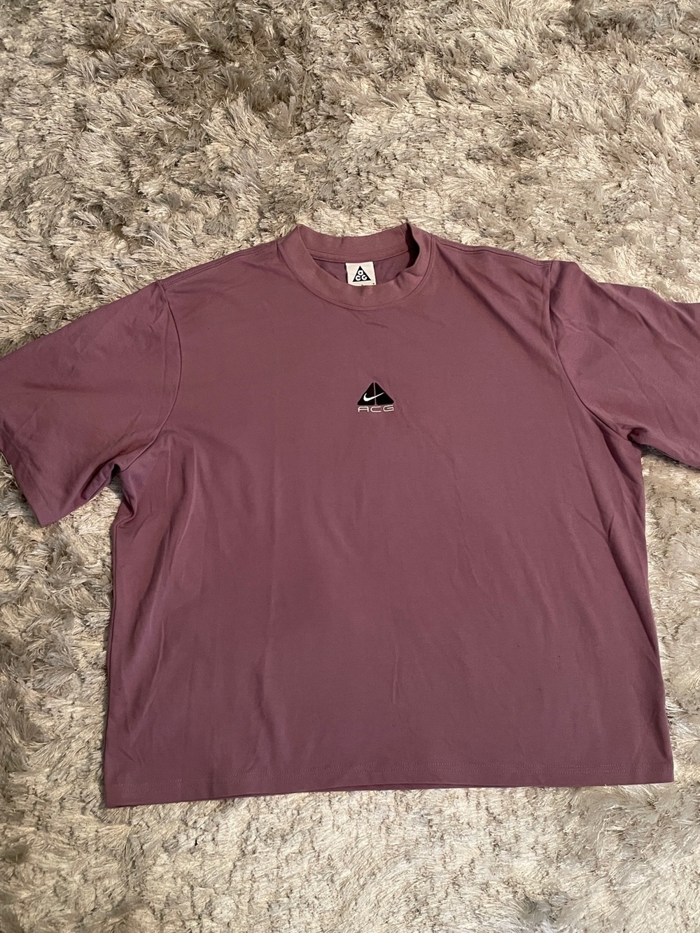 Nike ACG Lungs Mauve/Purple Logo Tee - Picture 2 of 7